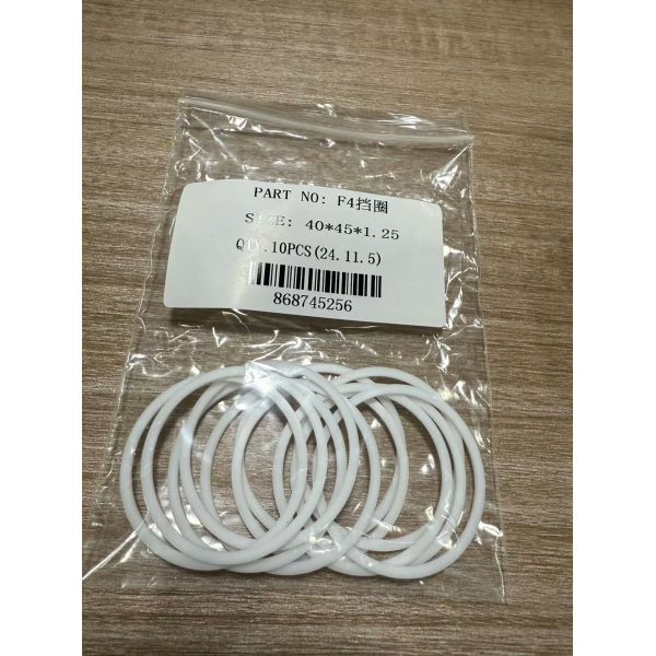 Water Resistance Rubber Oil Seal White Custom Color 40*45*1.25mm