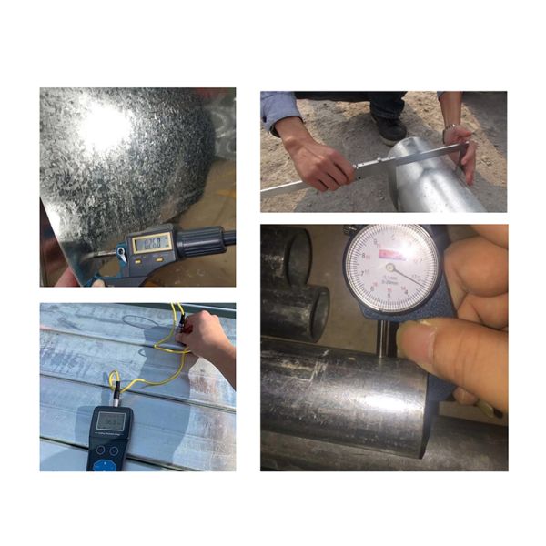 Q345 Q235 Материал Оцинкованные стальные трубы Круглый/квадратный/четвертоугольный Тип для промышленности