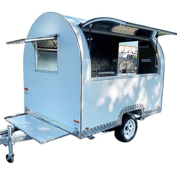 220v Voltage Towable Food Trailer with Integrated Design and Full Kitchen