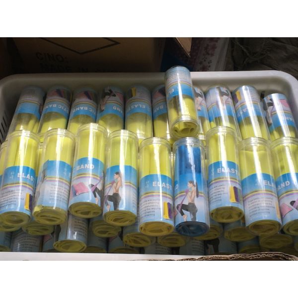 Диапазон простирания голубой эластичной резиновой ленты фитнеса TPE эластичный 2400X150X0.35mm