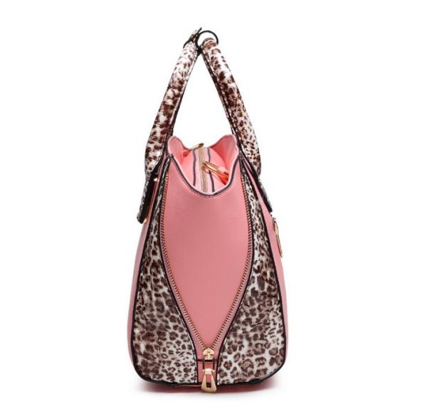 2016 spring new leisure leopard bat bag pu leather shoulder bag Mobile Messenger