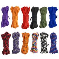 Cordas de nylon de cor laranja ISO9001 Cordas de poliéster de trança dupla
