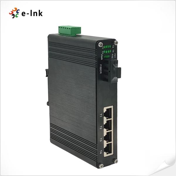 Commutateur Ethernet industriel à 4 ports 10/100/1000Base-T + 1 ports 1000BASE-X