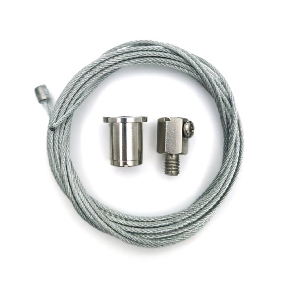 Factory Outlet LED Pendant Lighting Suspension Kit Copper Wire Rope Clip Light Hanging Ceiling Mounts Steel Wire Cable Gripper