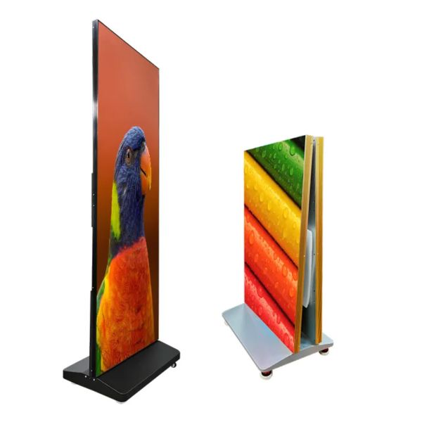 SMD2121 12bit Smart Led Poster Display FHD Customized