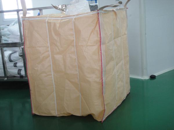 PE Liner Beige baffle Flexible FIBC jumbo bags for packaging starch powder