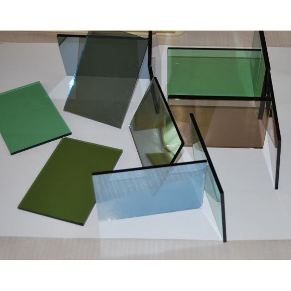 Строительное отражающее плавучее стекло с цветами синий/зеленый/бронзовый/желтый