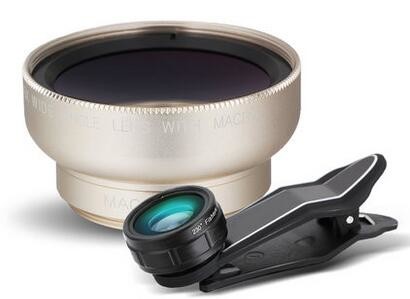 Multi Color Mobile Camera Clip Lens / Mobile Universal Lens High Definition