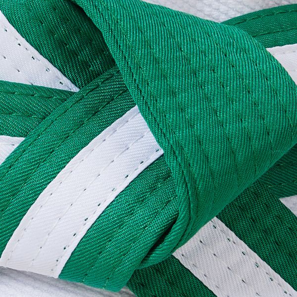 Digital Print 100% Cotton Jiu Jitsu Belts 240gsm Fabric Weight For Kids Training Judo