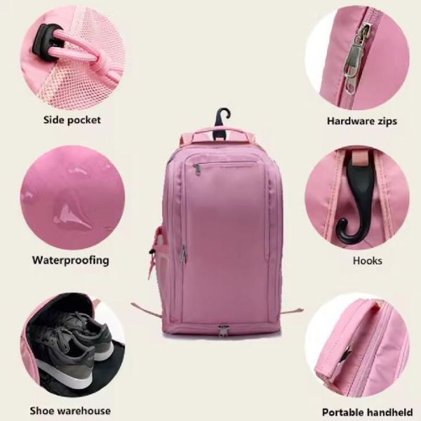 Pickleball Paddle Bag Squash And Badminton Racket Backpack With Separate Shoe Compartment