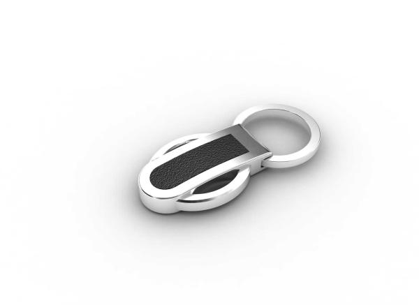 Tagor Jewelry Top Quality Trendy Classic Men's Gift 316L Stainless Steel Key Chains ADK3