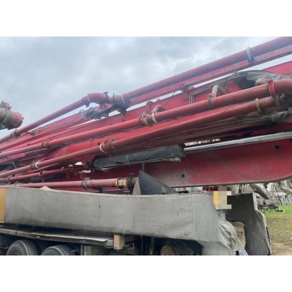 2019 Top Sy 56m Concrete Mounted Pump Batching Plant Used and Cylinder Type Structure
