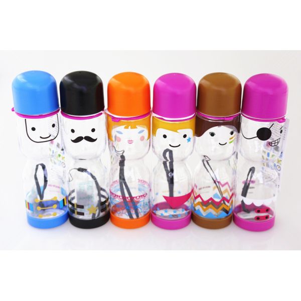 PC cartoon water bottle,plastic handy cup,food grade gift bottle,children bottle