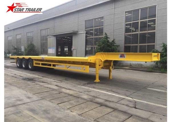 3 Axles Front Load Trailer High Strength Steel Material For Cargo Transportation