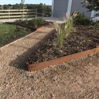 jardin en acier de 1.6mm Corten affilant des ornements en métal de jardin de GV