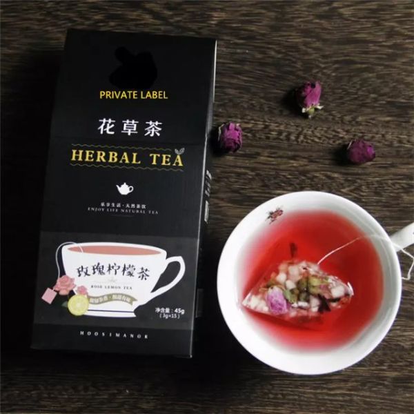 Private Label OEM Detox Herbal Tea with Vitamin C Rich Ingredients for Skin Tone Maintenance