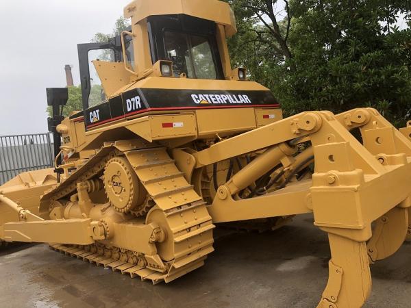 Land Clearing Cat D7R Used Bulldozer 354 HP With SU Blade