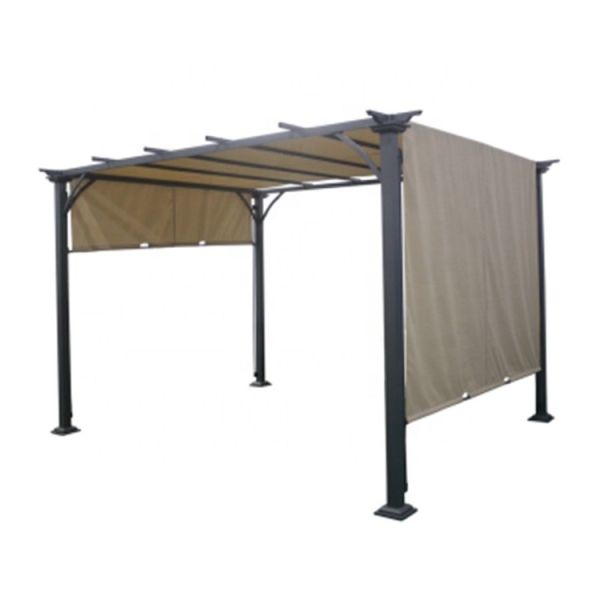 Outdoor Garden Patio Party Gazebo Tent 3*3.5*2.4m with Durable Polyester Sail