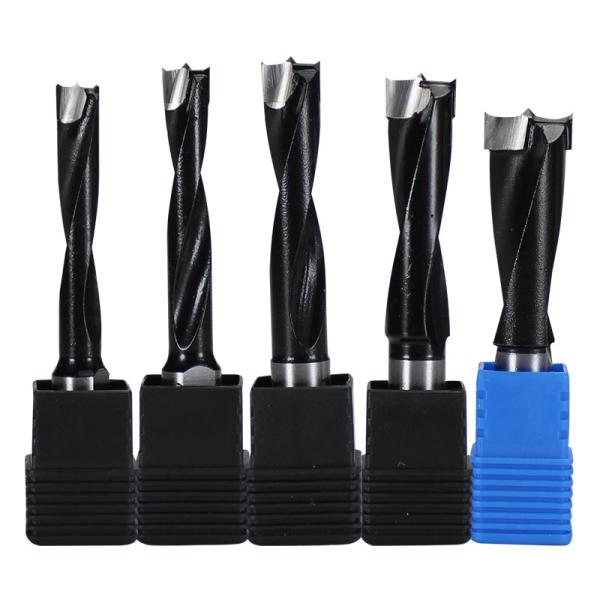 Left And Right  Pin Drill Bit 3mm   - 12mm  Through Boring  Carbide Cnc Router
