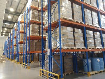 Estante de pallets de gran capacidad de almacén estructura simple personalizada
