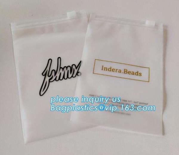 Top Quality EVA PE OPP Bio Degradable T Shirt Bag, OEM Printed Slider Zip Packaging Plastic Bags For Tshirt Swimwear
