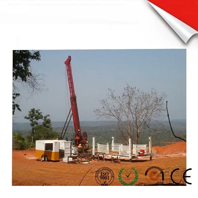 CR-25 Full Hydraulic Surface Core Drilling Rig with 400HP Diesel Engine and 2550m Drilling Depth