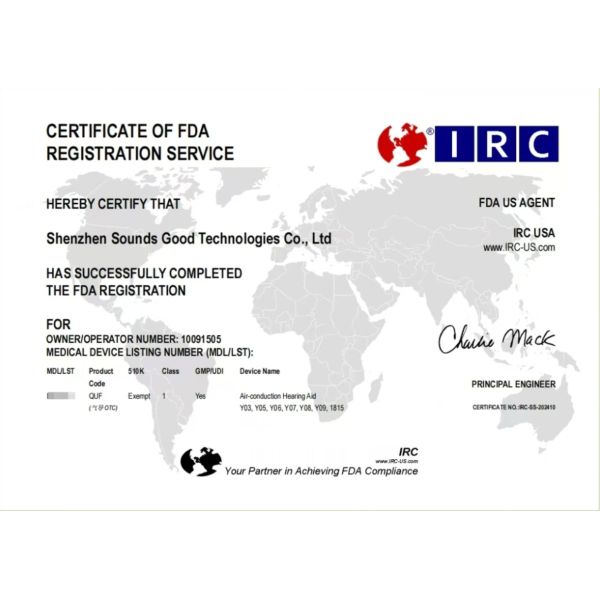 Appareil auditif rechargeable à clip arrière et à volume important pour les personnes âgées souffrant d'une perte auditive sévère