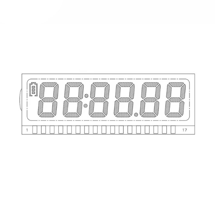 Newly Designed Premium TN Type 6 Numeric Liquid Crystal Display Premium Products