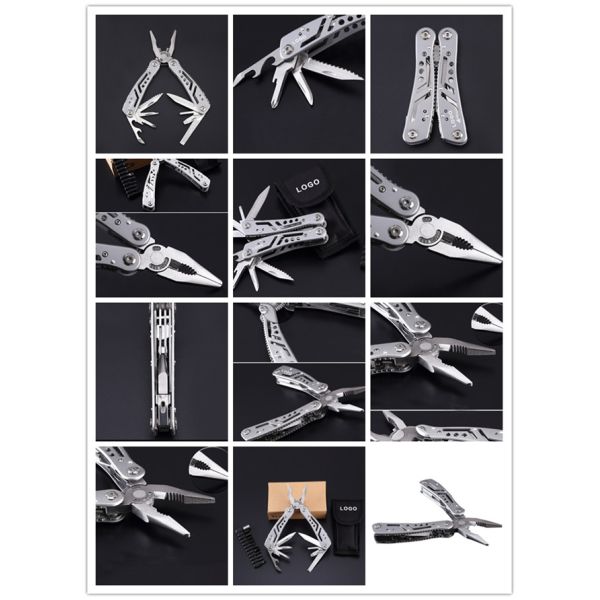 Stainless Steel Multifunctional Military Multi Tool Compact Convenient