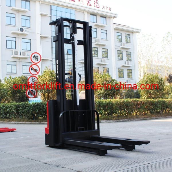 Small Cdd15 Full Battery Operated Electric Pallet Stacker Truck Jack Ce ISO for Warehouse