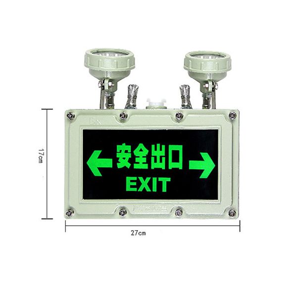 Double Head 2*5W Explosion-proof Emergency Light for Fireproof Chemical Evacuation