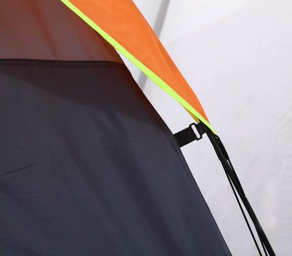Portable PU1000mm 2 Room 2 Person Outdoor Tent For Camping