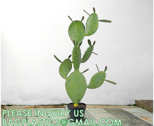 Artificial Succulent Plants - Realistic Artificial Flowering Cactus, Fake Succulent Plant Decor for Home Office