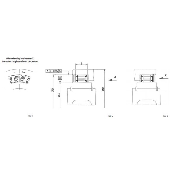 BWX136324 57.76*74.427*19 DC5776H Freewheel Overrunning Clutch One Way Sprag Clutch Bearings Manufacturer5