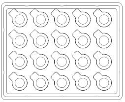20.2x3.8mm Lithium Button Cell CR2032 3V Battery For Thermometer
