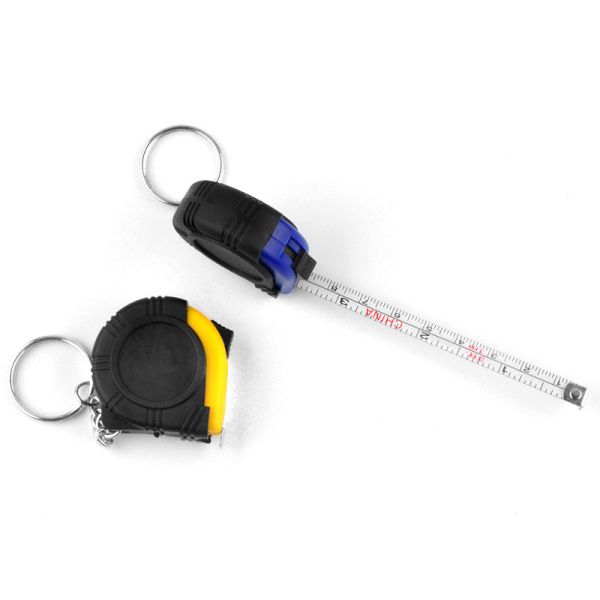 1m 3ft Mini Steel Tape Measure Retractable With Rubber Cover