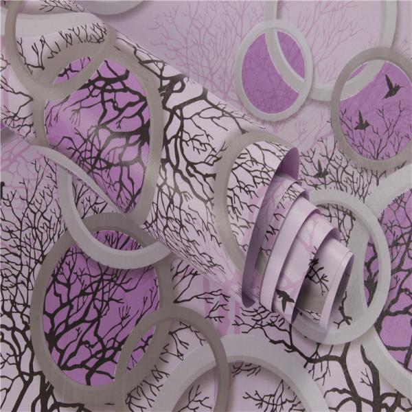 DIY Home Decoration Modern Design Style 3D Self Adhesive PVC Vinyl Wallpaper