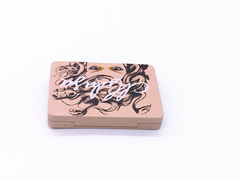 Rectangle Naked Palette  Naked 3 Eyeshadow Tin Gift Box With Embossing