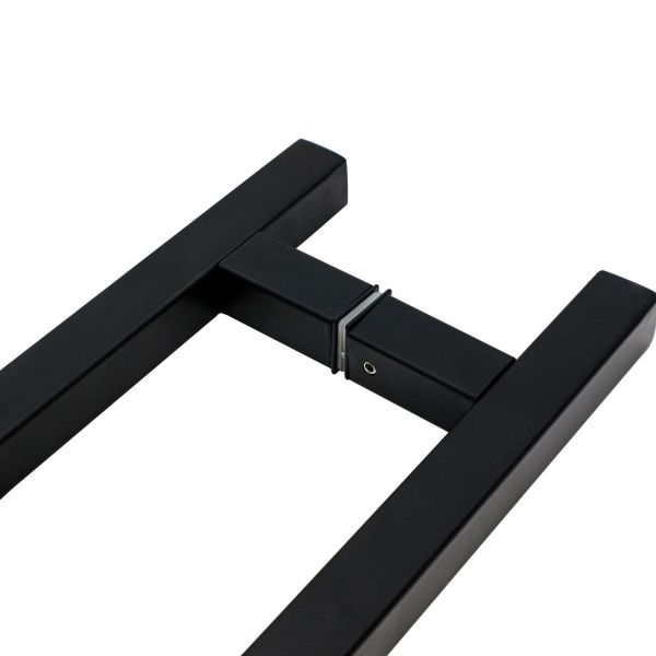 Stainless Steel Push Pull Door Handle Commercial Grade Modern Design H Shaped for Hotel