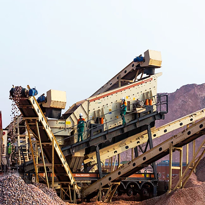 AC Motor Mobile Construction Waste Crusher Plant with and 70-300tph Capacity
