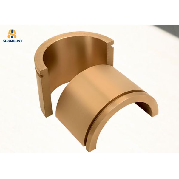 Nature Color OEM Copper Split Bronze Bushings Of Machine Spare Parts