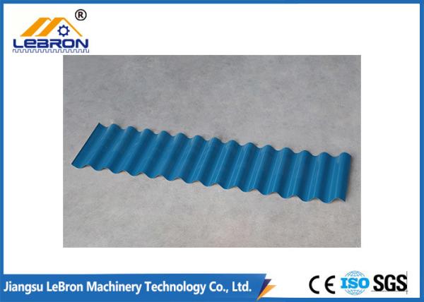Fully Automatic 7.5Kw Corrugated Sheet Roll Forming Machine Steel Panel