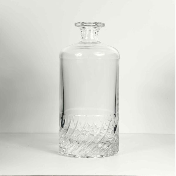 Crystal Glass Stopper Brandy Glass Bottle Carafe Glass Bottle Golden Electroplating