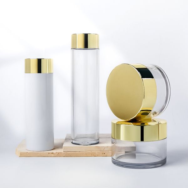 Thick Wall Luxury Look Foam Pump Bottle Set - Customizable Cosmetic Bottles for Skincare Brands