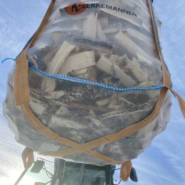 Ventilated Mesh FIBC Bulk Bag Firewood Birch Bag Super Sack Vented Jumbo Bag