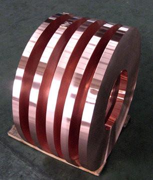 Electronic Copper Strips , Long Length Copper Tape For Power Cable
