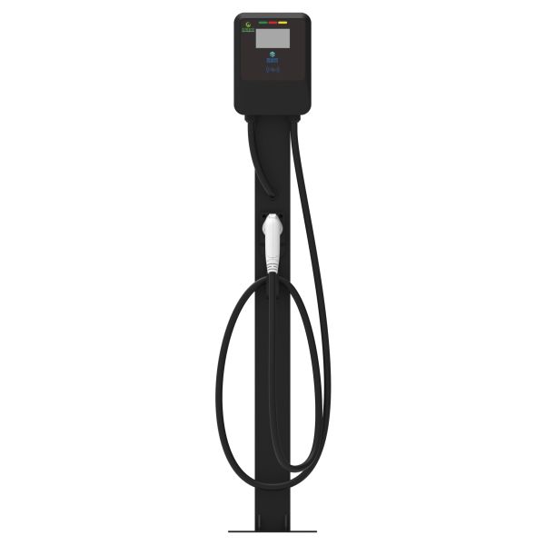 MCKEE 16A 32A Noir monté au mur / à colonne Véhicule électrique Pistolet de charge AC / pile de charge