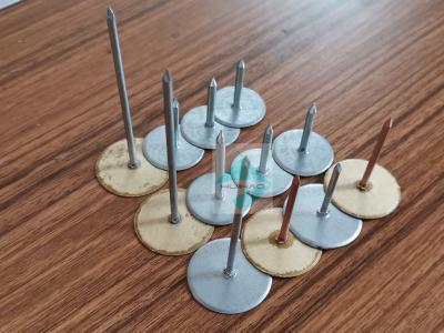 38MM galvanizou os pinos principais colocados de aço da solda, pinos da solda do CD de Mini Washer Duct Liner