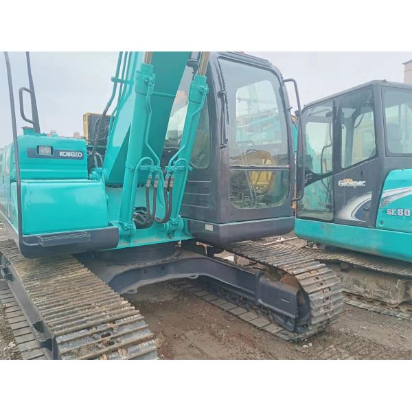 Low Hours Blue Custom Kobelco Excavator 14 Ton 0.57m3 Bucket Capacity