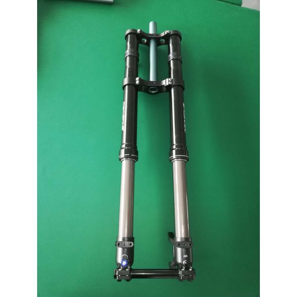 26/27.5/29er Ebike Dual CrownInverted/Upside Down Air Suspension Fork 217mm travel